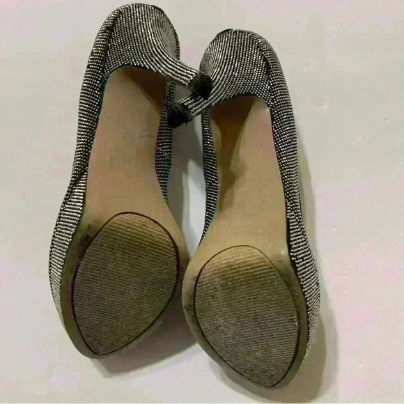Enzo Angiolini Women Silver Elegant Metallic Platform Pump Heels 10M - Picture 12 of 12